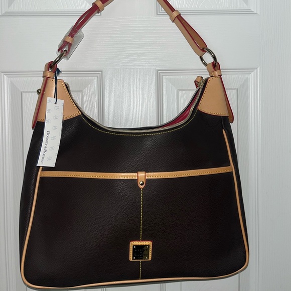 Dooney & Bourke Brown and Tan Bag - Picture 2 of 5